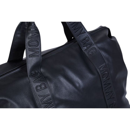 Bolso Maternal Mommy Bag Cuero vegano Negro