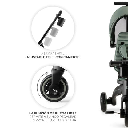 Triciclo Multifuncional JAZZ 6 en 1 Green