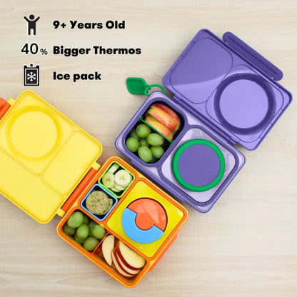 Lonchera Térmica Infantil con Termo Integrado Galaxy Purple