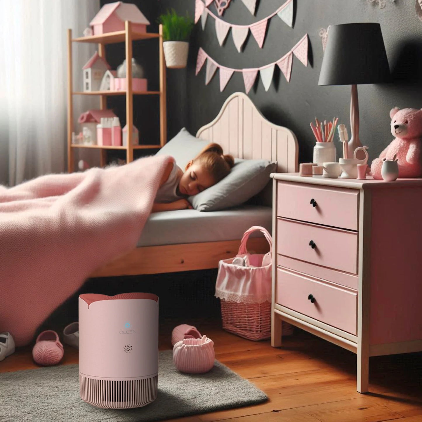 Purificador de Aire Kids Rosado