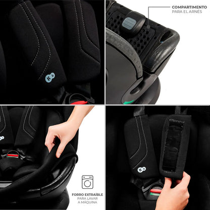 Silla de auto convertible todo en 1 XRIDER 2 i-Size Black