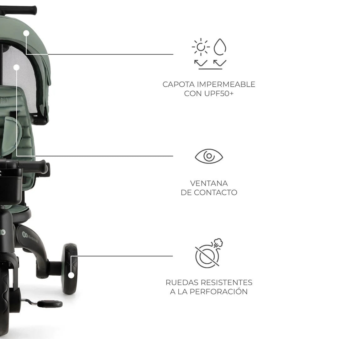 Triciclo Multifuncional JAZZ 6 en 1 Green