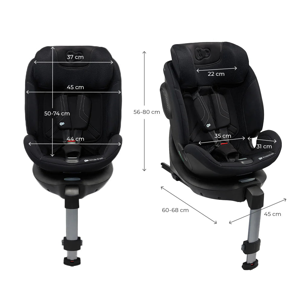 Silla de auto convertible todo en 1 XRIDER 2 i-Size Black