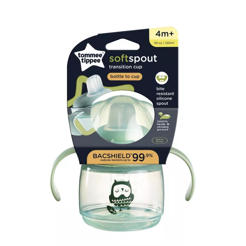 Vaso con Boquilla de Silicona Spout Cup 150ml Verde