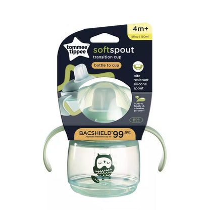 Vaso con Boquilla de Silicona Spout Cup 150ml Verde