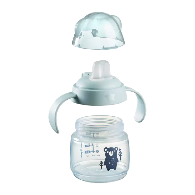 Vaso con Boquilla de Silicona Spout Cup 150ml Aqua