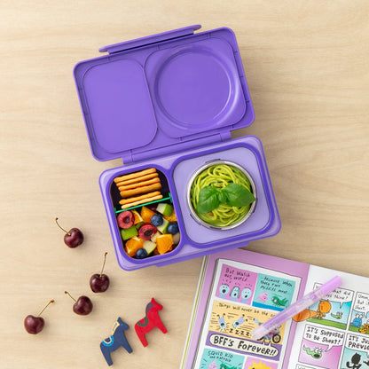 Lonchera Térmica Infantil con Termo Integrado Galaxy Purple