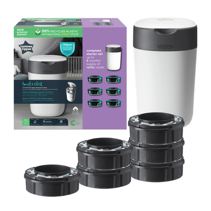 Pack Basurero Sangenic Twist & Click + 6 Repuestos
