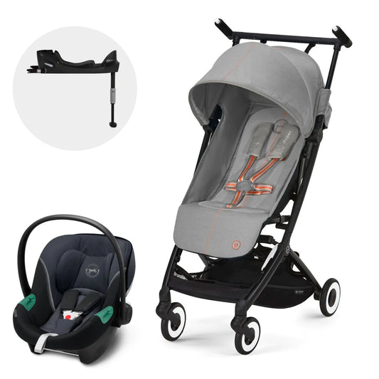 *Combo Travel System Libelle Lava Grey + Aton B2 + Base Cybex