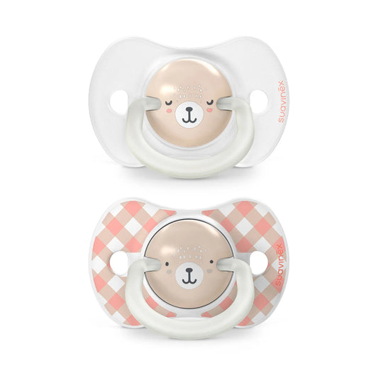 Pack Chupetes Wild Rosa Night Day Tetina Fisiológica