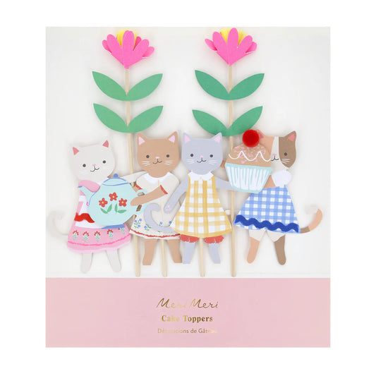 Toppers para torta Club de Gatitos