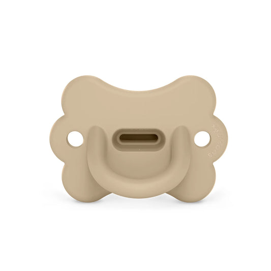 Chupete Todo silicona Butterfly Beige 0-6 meses