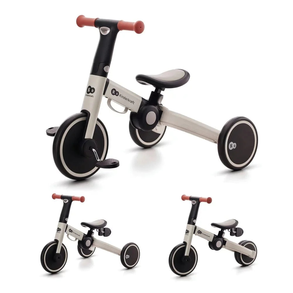 Triciclo 4TRIKE 3 en 1 Silver grey