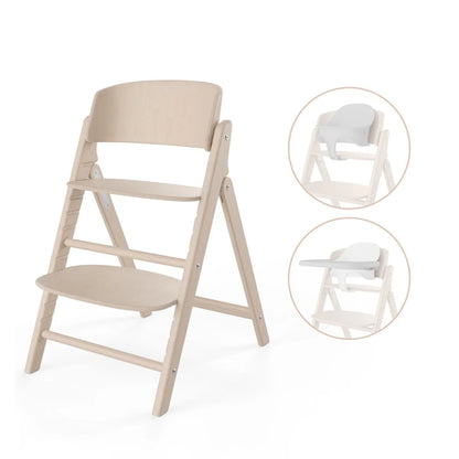 Silla de comer evolutiva Click & Fold 3 en 1 All Natural Light