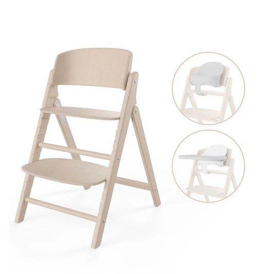 Silla de comer evolutiva Click & Fold 3 en 1 All Natural Light