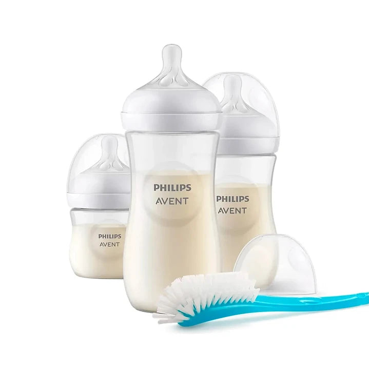 Set Mamaderas Avent 125, 260, 330 ml + Cepillo