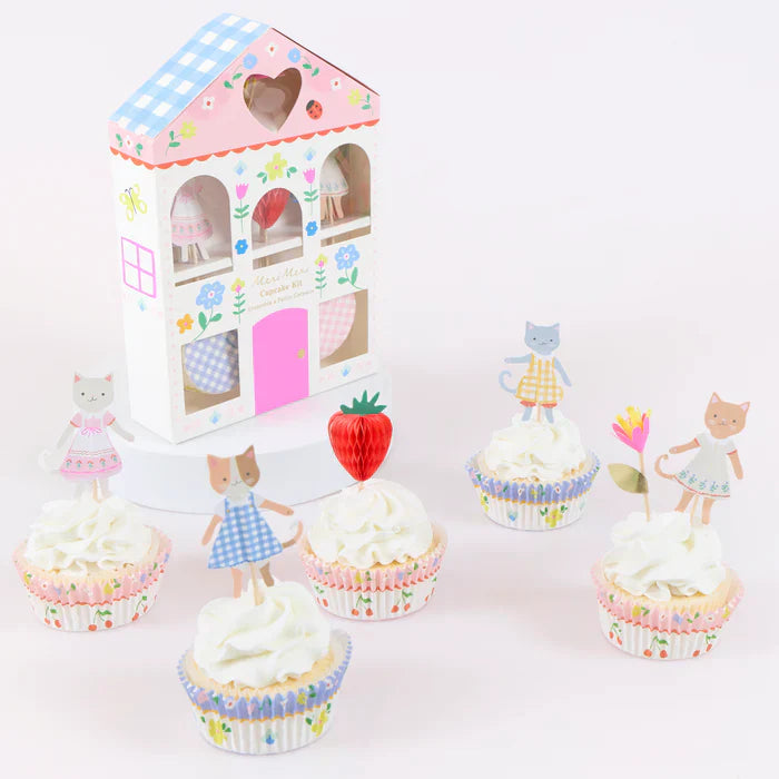 Kit para cupcakes Club de gatitos