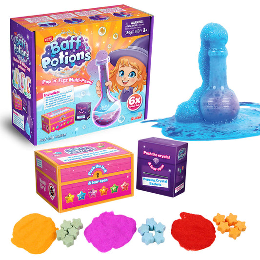 Kit Pociones Mágicas para el Baño Colores y Espuma
