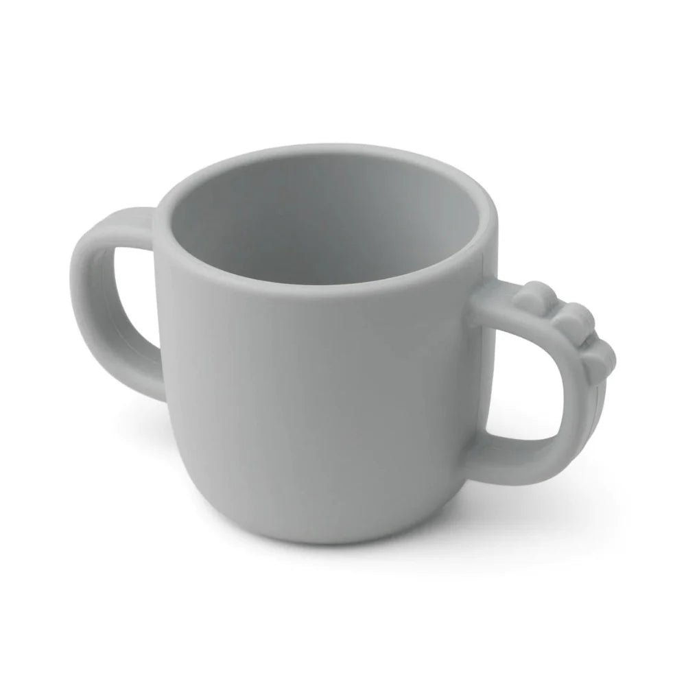 Taza con asas Peekaboo Croco gris