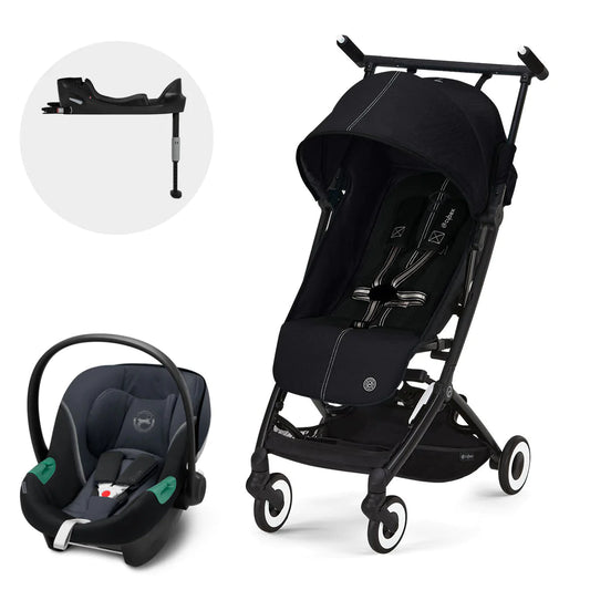 *Combo Travel System Libelle Magic Black + Aton B2 + Base Cybex