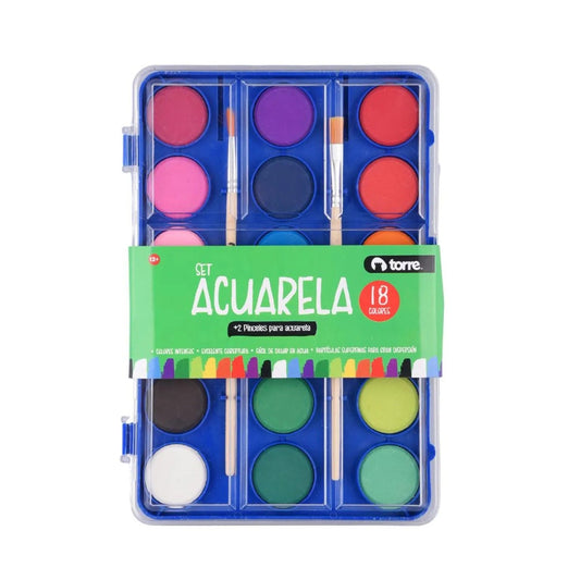 Paleta de Acuarela 18 Colores