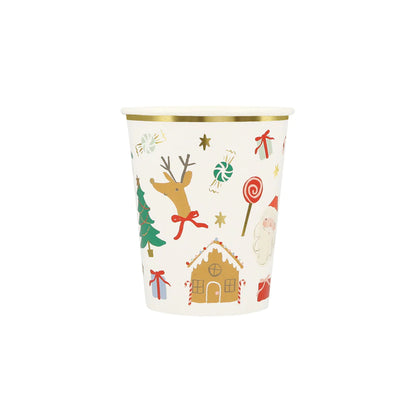 Vasos Navidad alegre