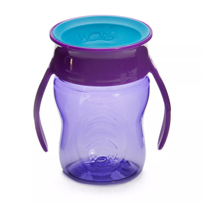 Vaso Antiderrame Translúcido 9m+ Morado Tritan