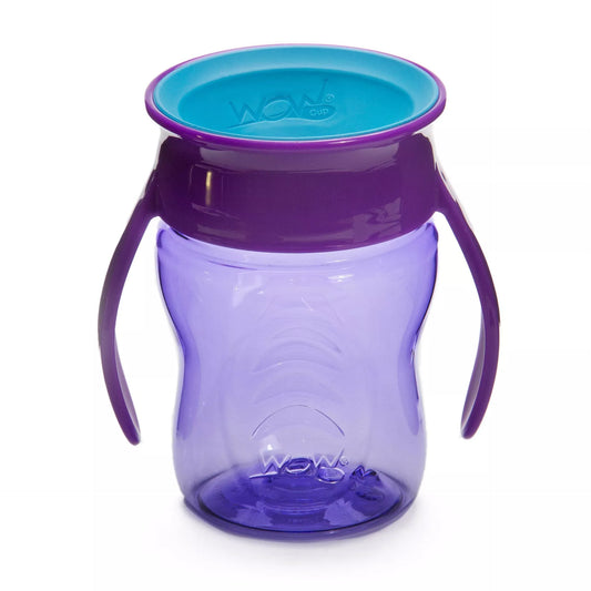 Vaso Antiderrame Translúcido 9m+ Morado Tritan