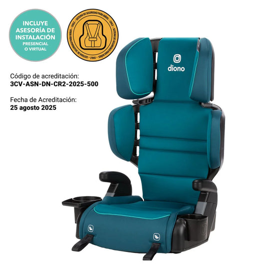 Butaca Connect3® RXT 2-in-1 High Back Booster Blue Razz Ice