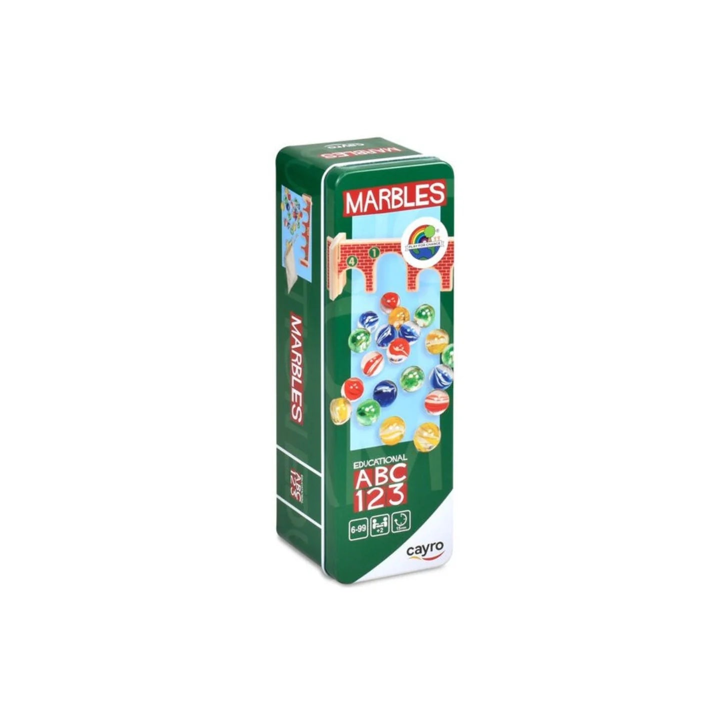 Juego Puntería Canicas Metal Box