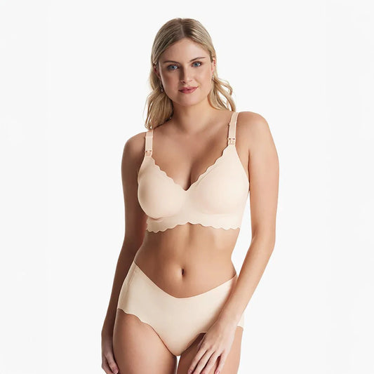 Sostén de lactancia Jelly Strip Nude