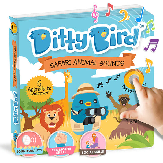 Libro Interactivo Musical Safari Animal Sounds