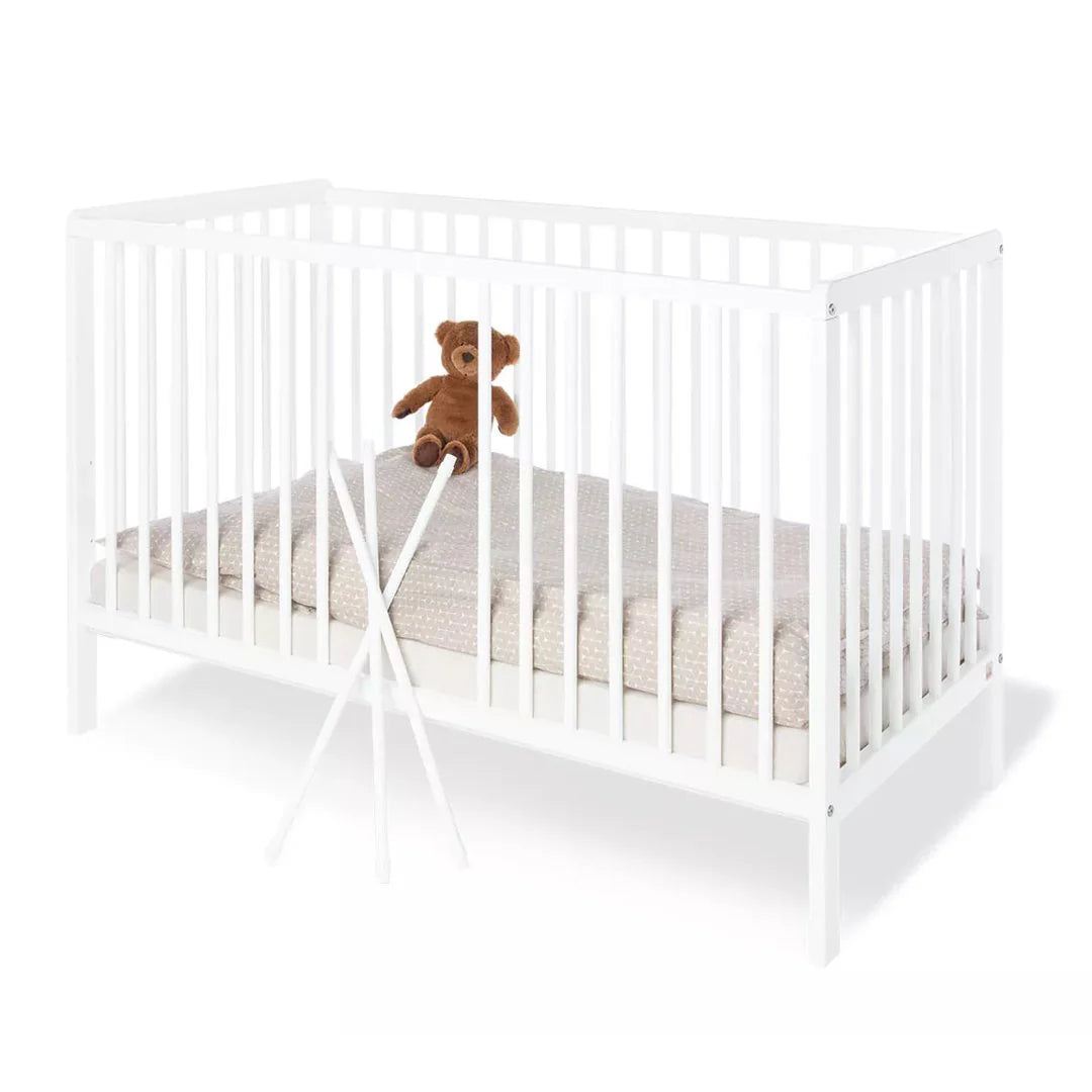 Cuna de madera Lenny 120 x 60 cm + colchón