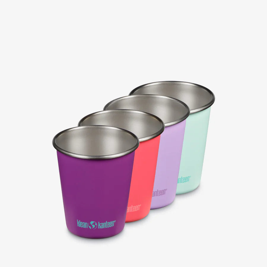 Pack 4 Vasos Acero Inox. Butterflies