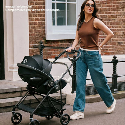 Combo Travel System Melio Carbón Almond Beige + Cloud T plus + Base