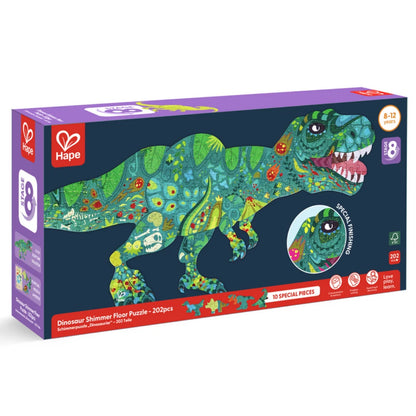 Puzzle Dinosaurio Brillante 200pcs
