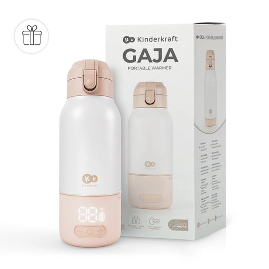Termo calentador de leche portátil 2 en 1 Gaja Beige