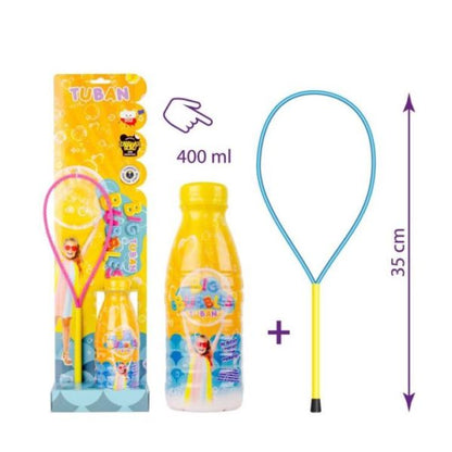 Set Anillo para burbujas + Líquido 400 ml