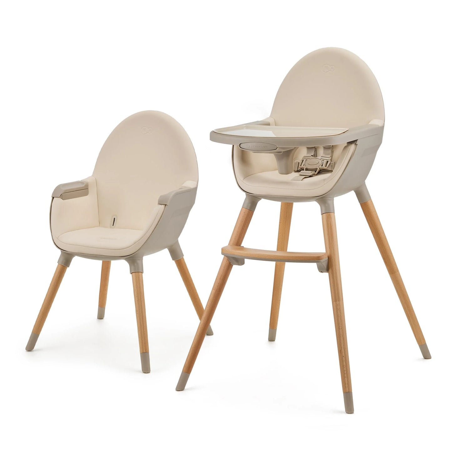 Silla de comer Fini 2 Beige