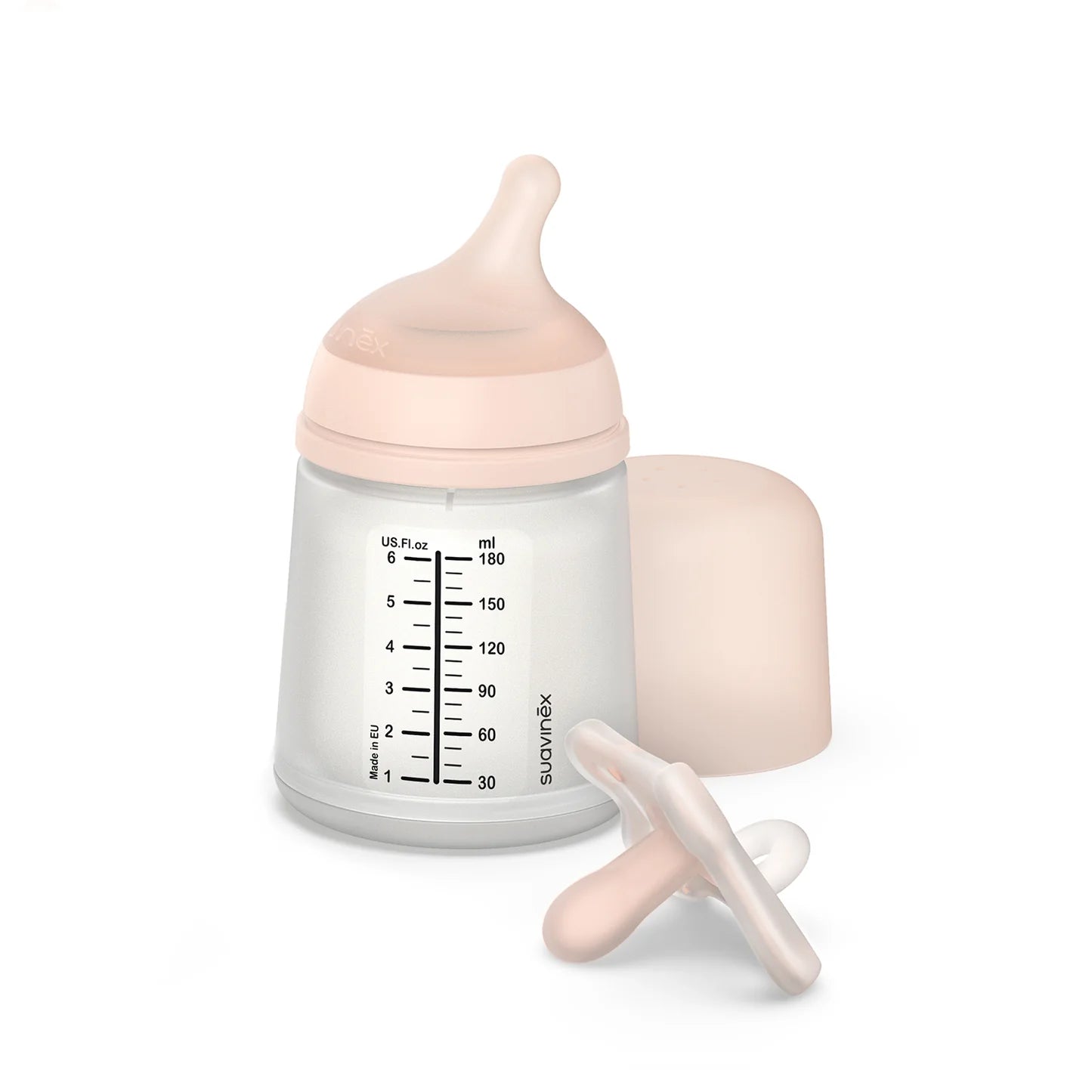 Pack Zero Zero Mamadera 180ml + Chupete Zero Zero -2/2 meses