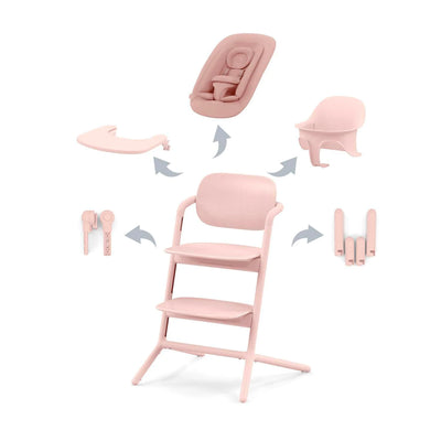 Silla de Comer Evolutiva Lemo 4 en 1 Pearl Pink