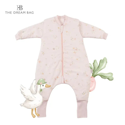 Saco de Dormir Farmy Pink con pies antideslizantes Tog 2.5