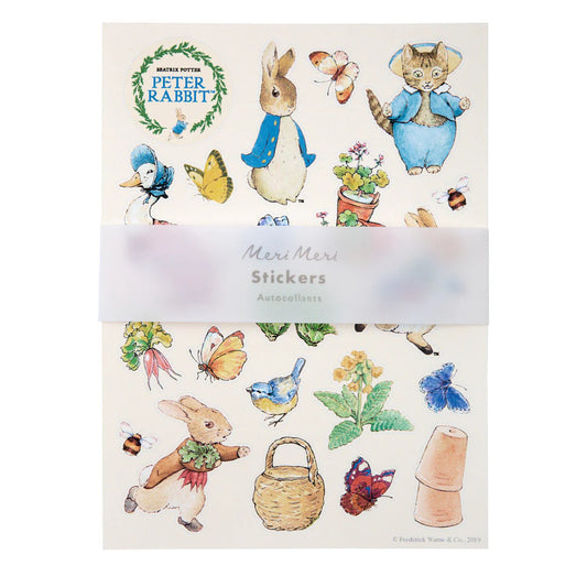 Stickers Conejo Peter Rabbit (10 pliegos)