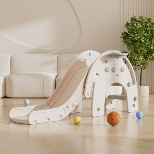 Resbalín Elefante Blanco con Beige