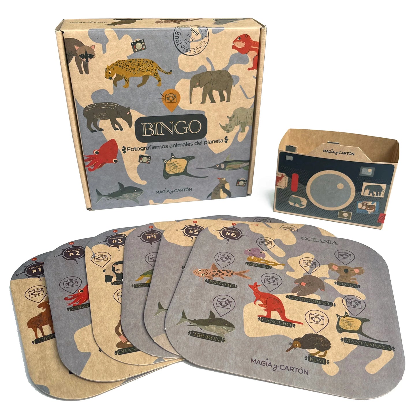 Bingo Animales del mundo