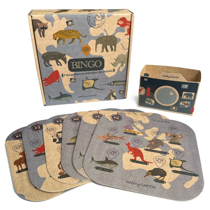 Bingo Animales del mundo