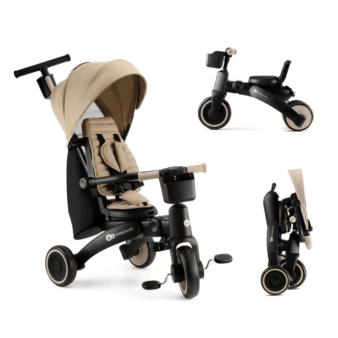 Triciclo Multifuncional JAZZ 6 en 1 Beige