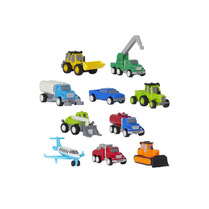 Set de autos pequeños 10 unidades