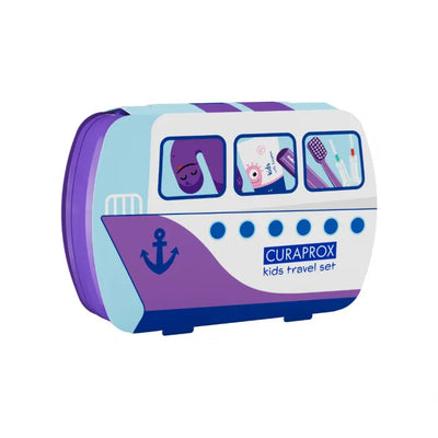Set de Viaje Cepillo dientes Morado