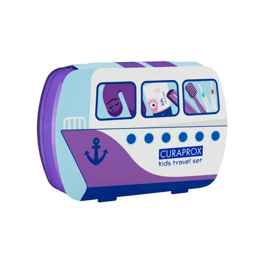 Set de Viaje Cepillo dientes Morado